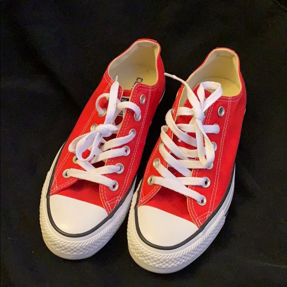 Red Converse All Star Sneakers